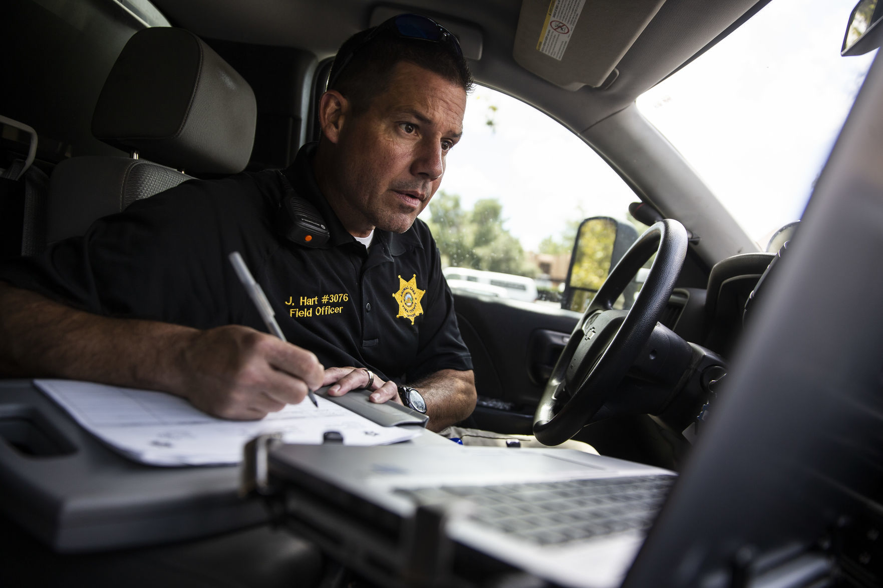 Pima Animal Control Center field officer Jim Hart
